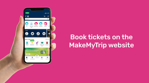 How to book tickets on MakeMyTrip website using Bajaj Finserv EMI Network Card